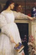 James Abbott McNeil Whistler Symphony in White painting
